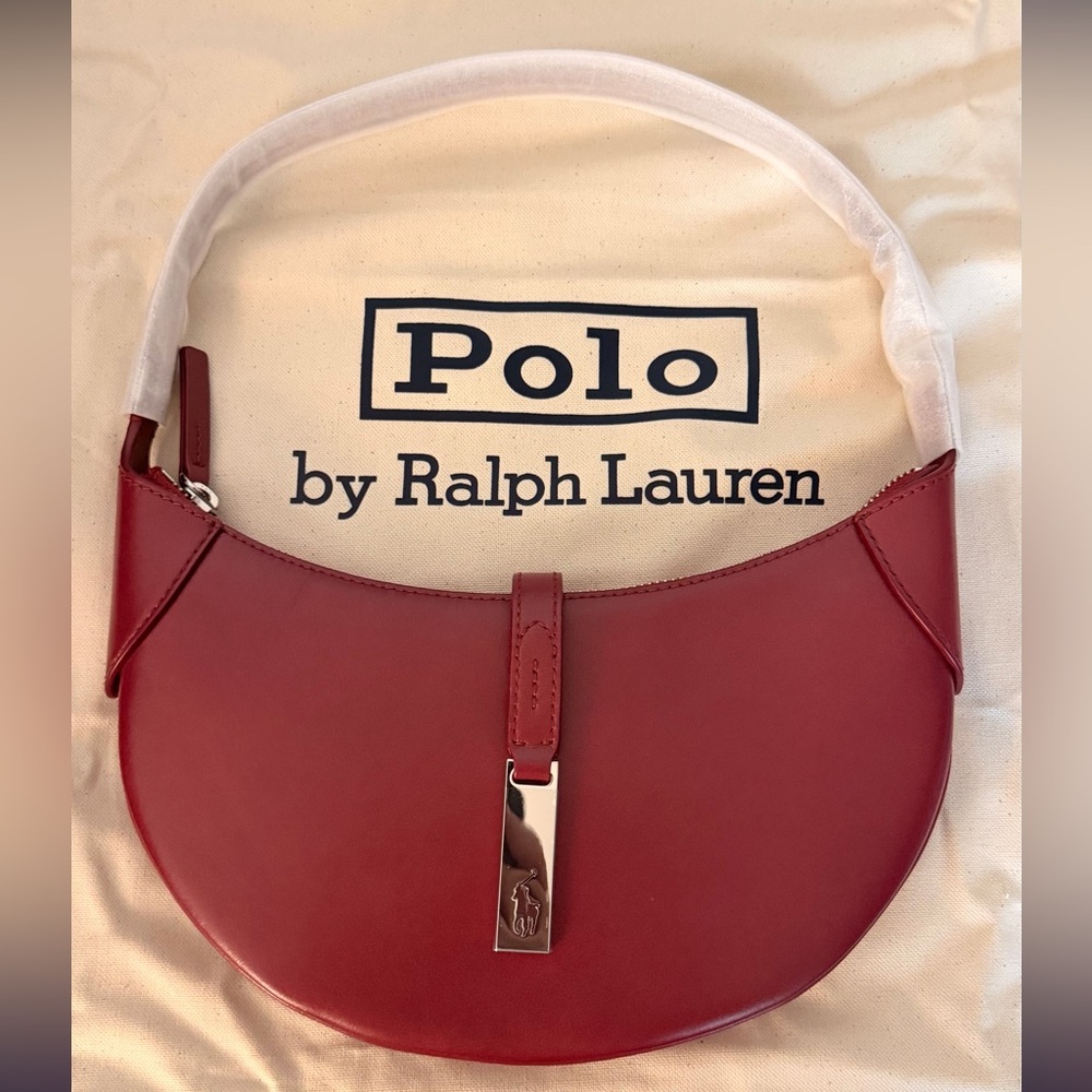 Polo by Ralph Lauren Deep Red Shoulder Bag